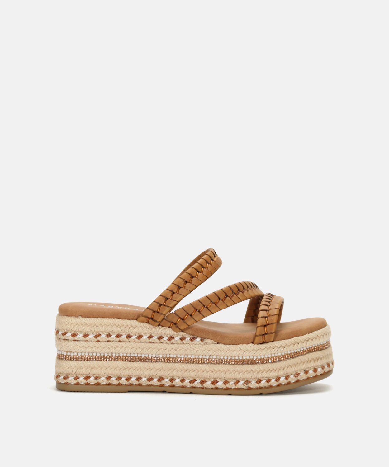 Sandalia esparto tiras trenzadas image number null